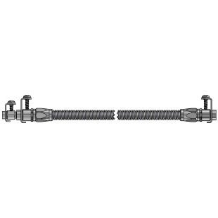 ТРУБКА PTFE С БРС/БРС ФИТИНГАМИ 1м АРТ. 550003